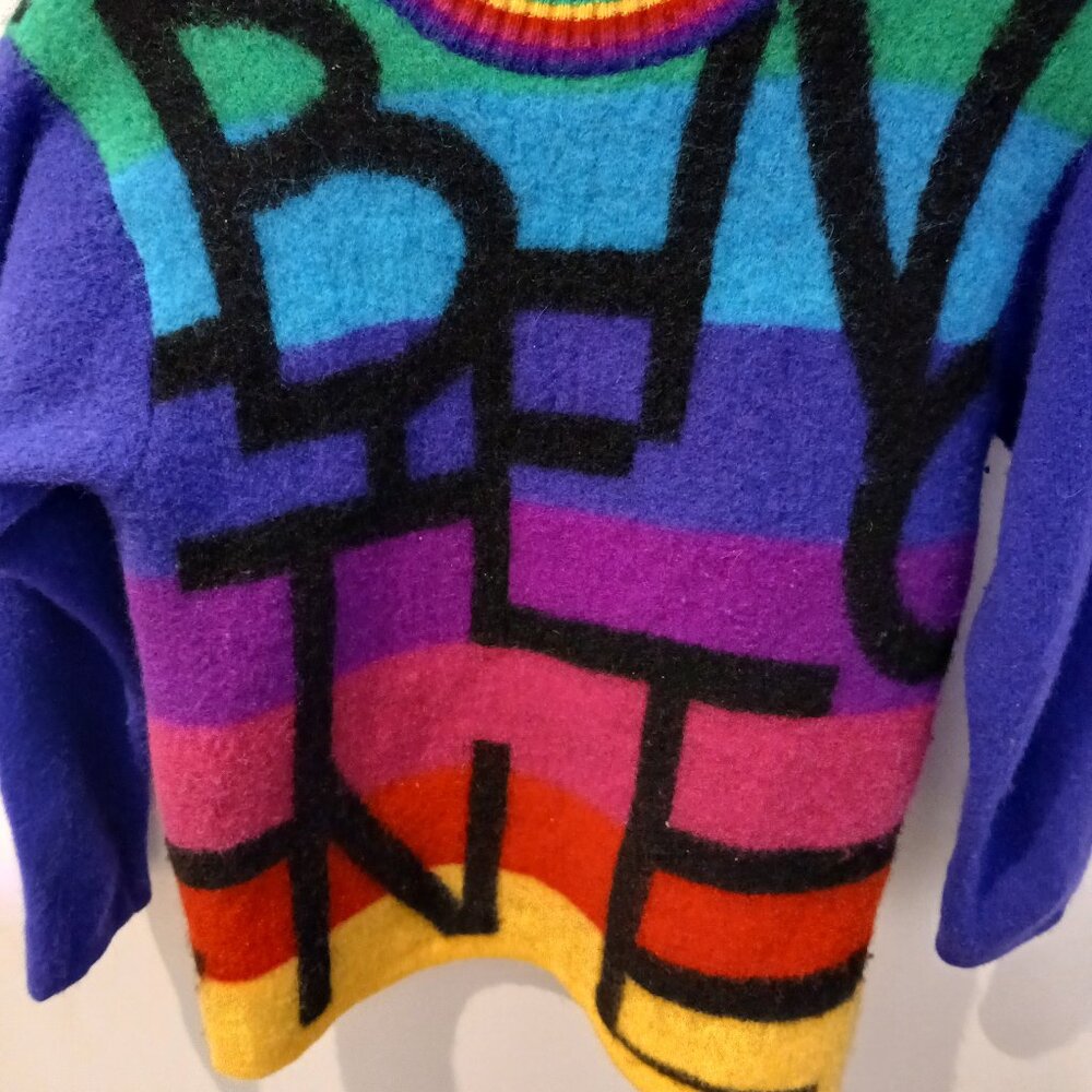 *Rare* Vintage United Colors of Benetton Wool Sweater - Picture 9 of 10